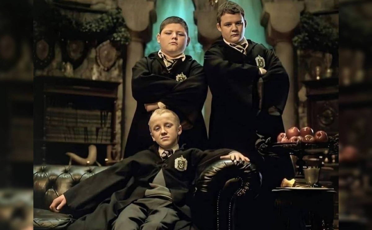 Joshua Herdman junto a Tom Felton en sus personajes de Harry Potter (Instagram:@t22felton)