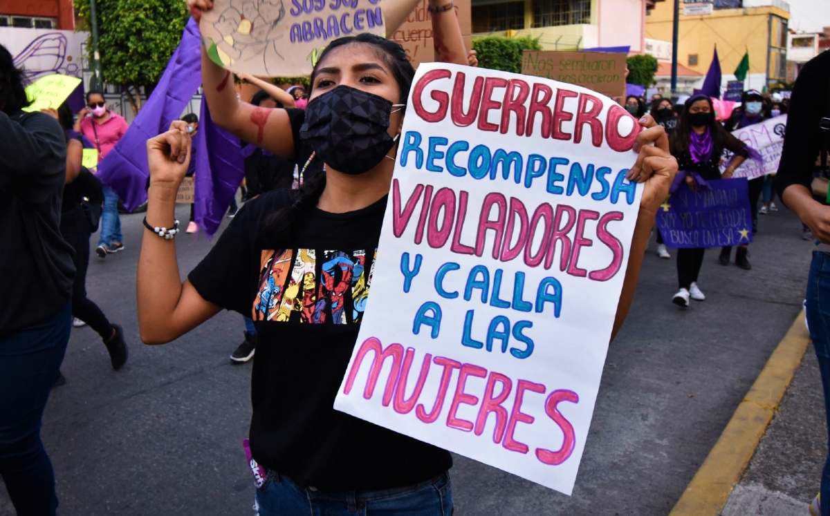 Mujeres de Chilpancingo reiteraron su rechazo a la candidatura de Félix Salgado Macedonio. (Cuartoscuro)