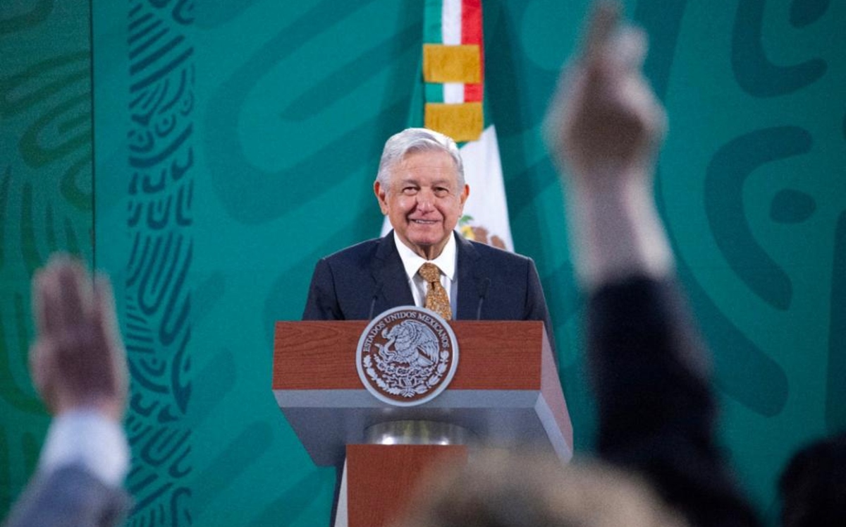 El presidente Andrés Manuel López Obrador en La Mañanera. (Cortesía)