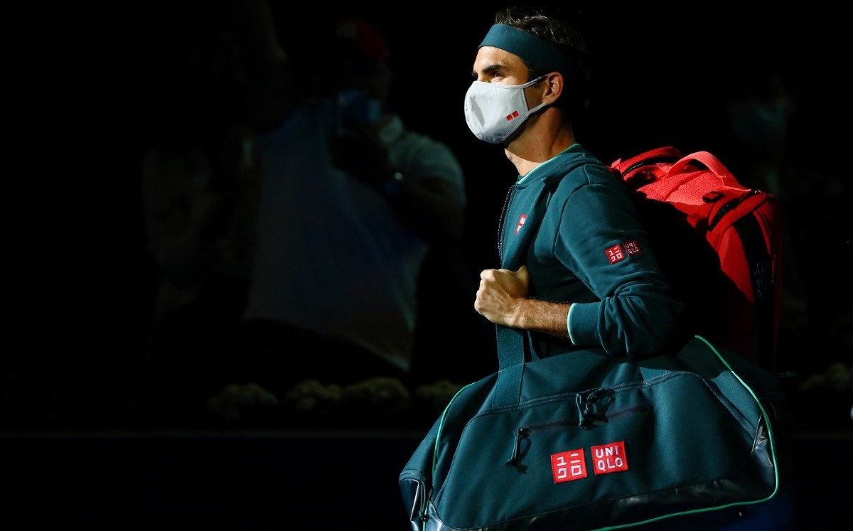 Roger Federer, durante el Abierto de Qatar (Reuters)