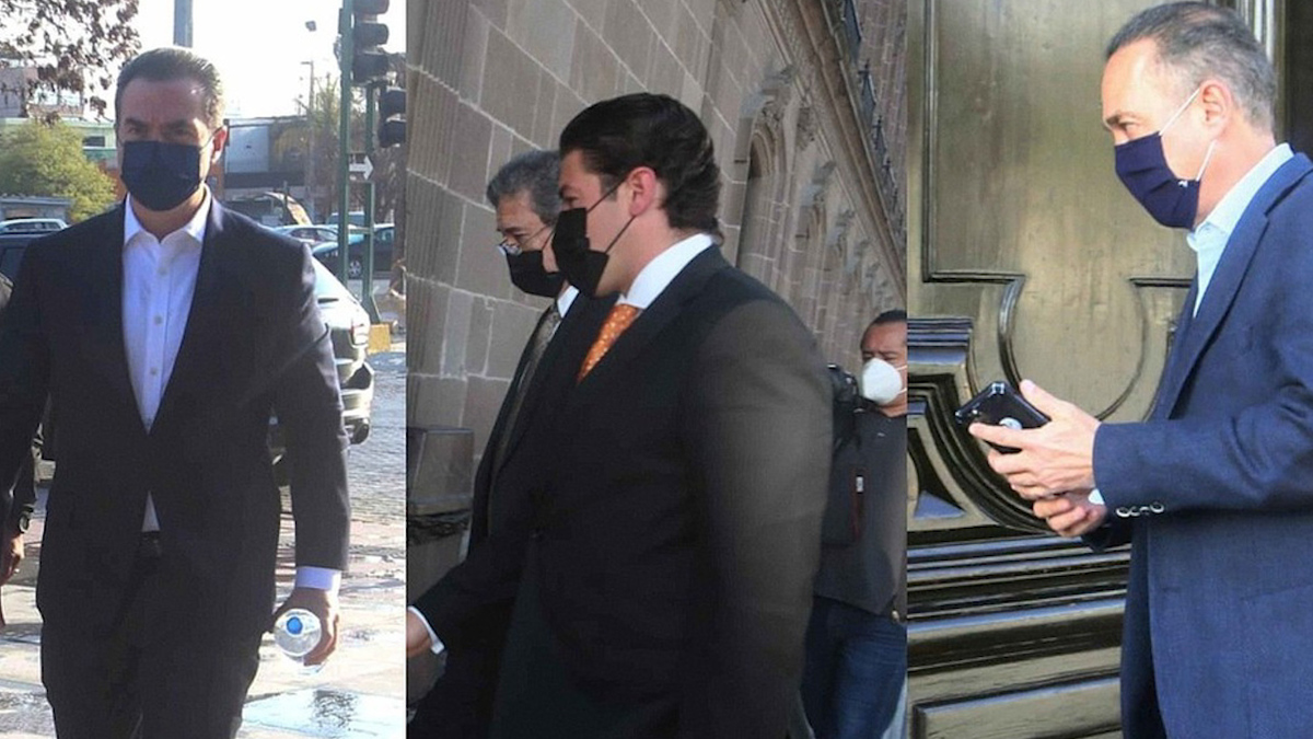 Se reúnen candidatos a la gubernatura con “El Bronco”