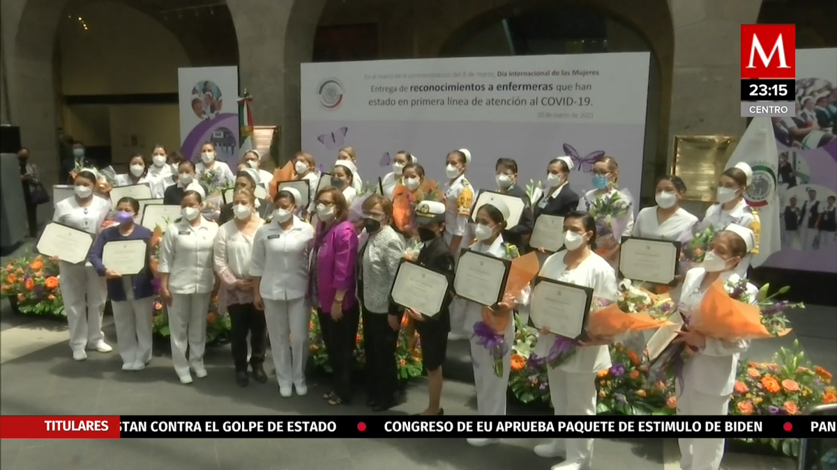 Senado reconoce a enfermeras del país por su labor ante la pandemia
