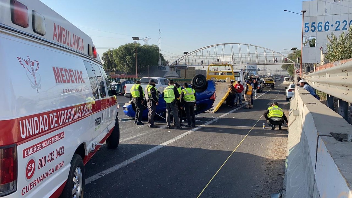 El accidente se registró  a la altura del kilómetro 15+400. (Especial)