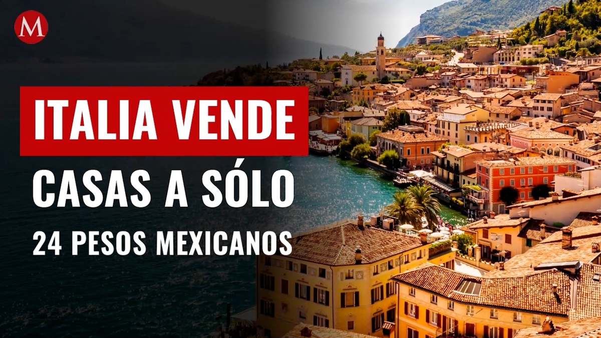 Italia. Vende casas a 24 pesos mexicanos sin depósito