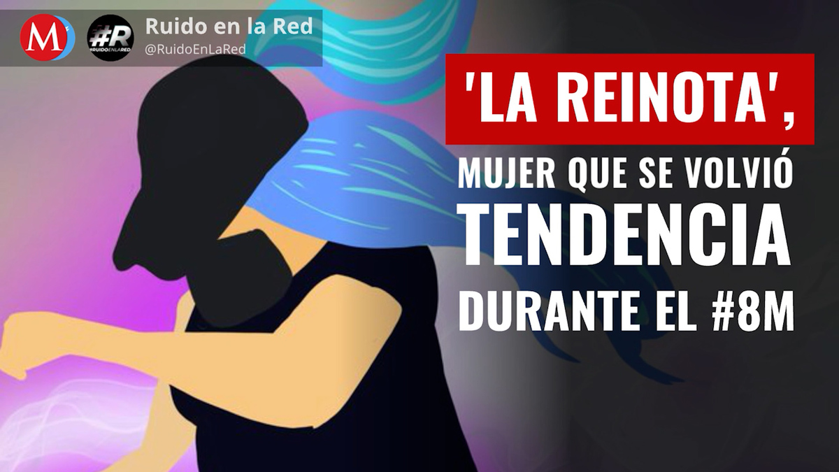 La Reinota, la mujer que se volvió tendencia por lanzar bomba de humo
