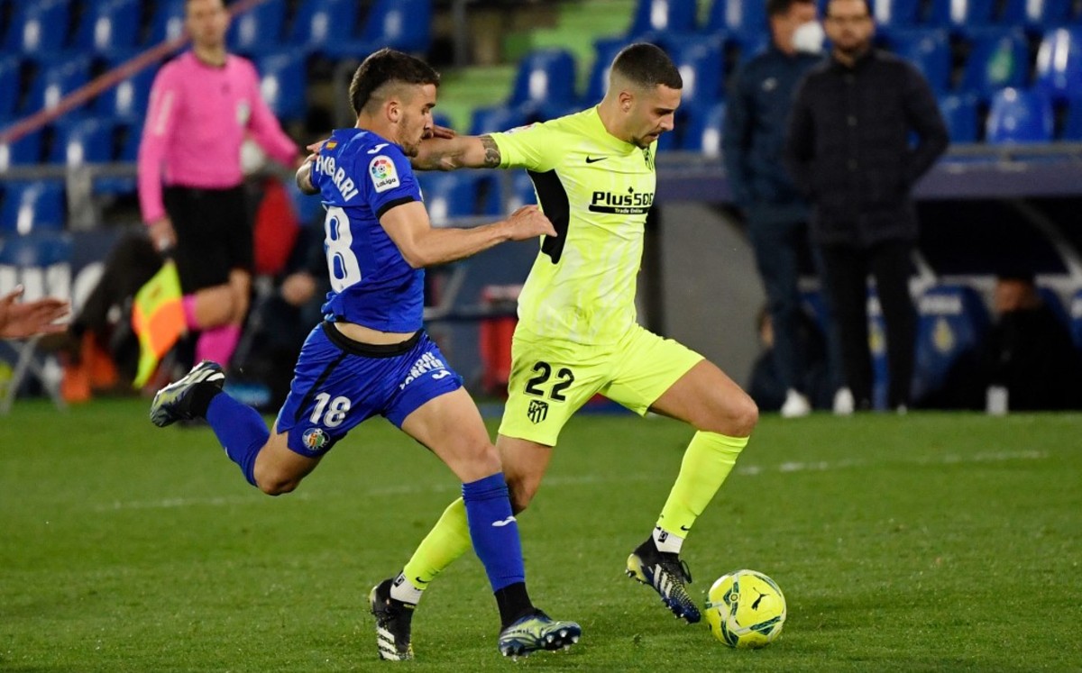 El Atlético empató 0-0 ante el Getafe (AFP)