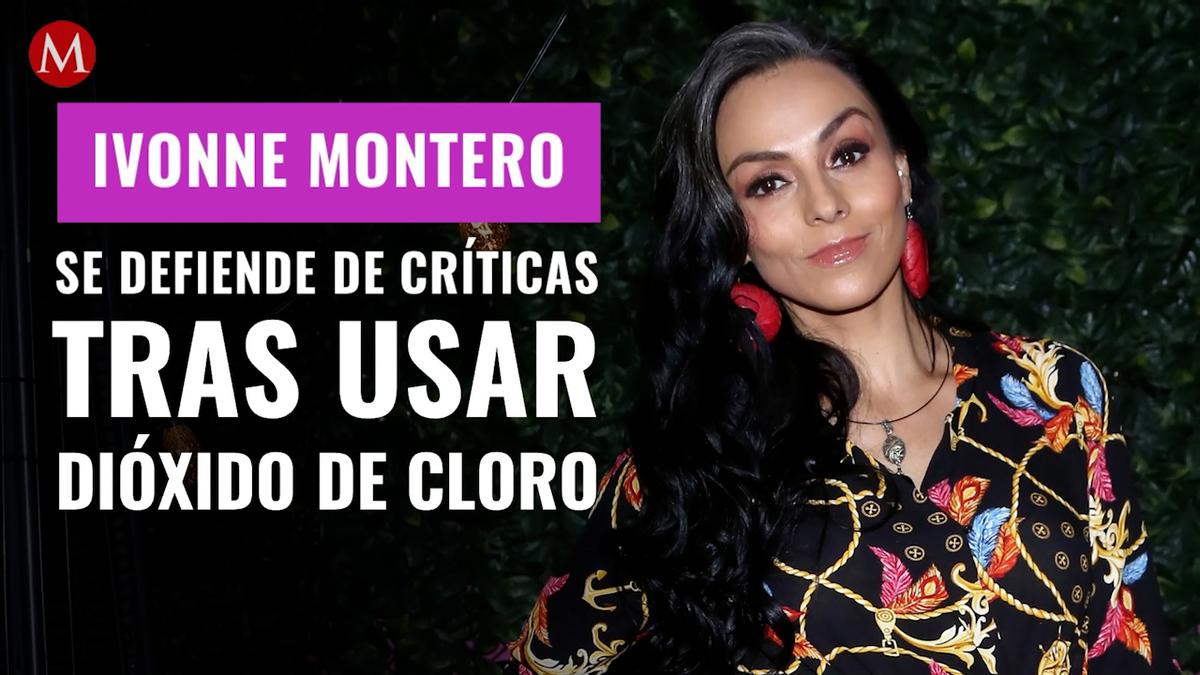 Ivonne Montero se defiende de críticas tras usar dióxido de cloro