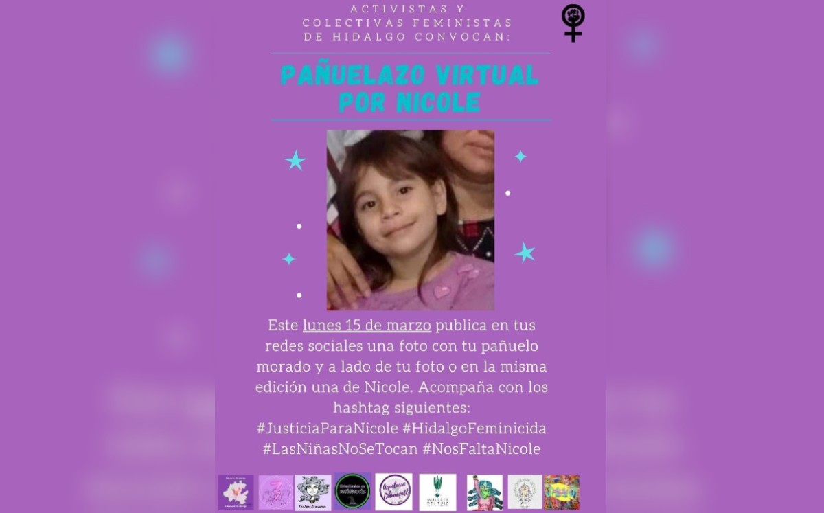 Colectivos feministas exigieron justicia bajo la consigna de que las niñas no se les toca. | Especial
