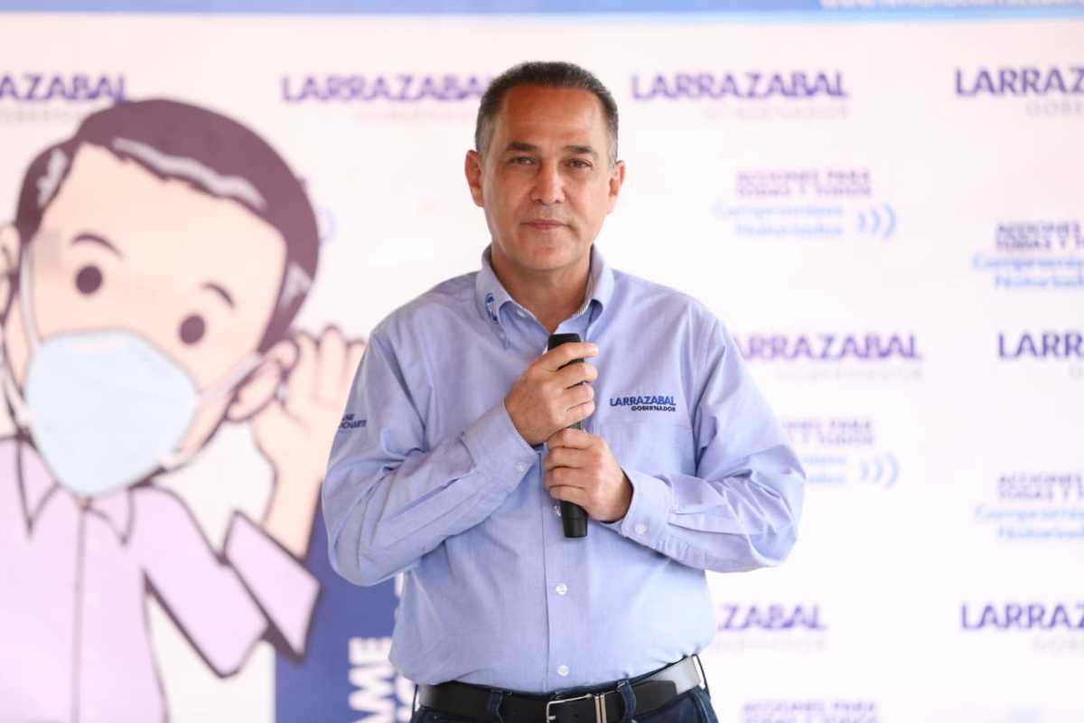 Fernando Larrazabal, candidato del PAN a Nuevo León. Foto: Raúl Palacios.