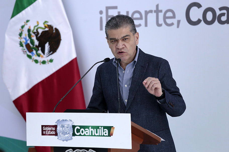 Gobernador de Coahuila, Miguel Riquelme. (Mauricio Román)