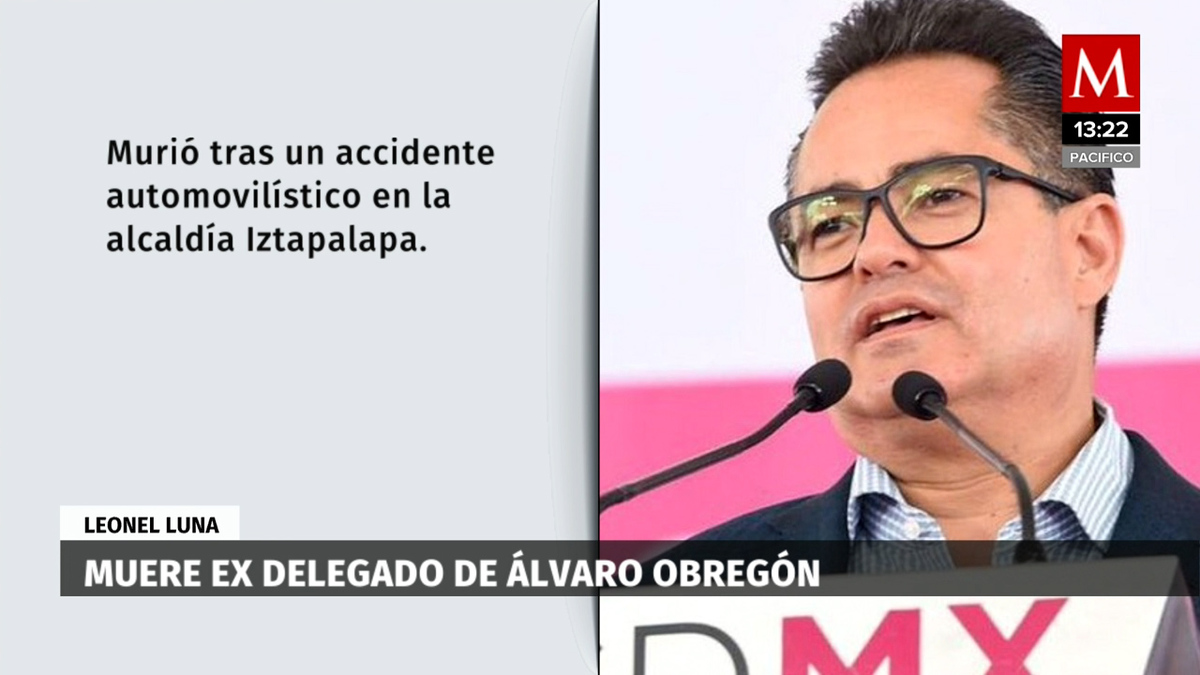 Murió Leonel Luna, ex delegado de Álvaro Obregón, tras accidente