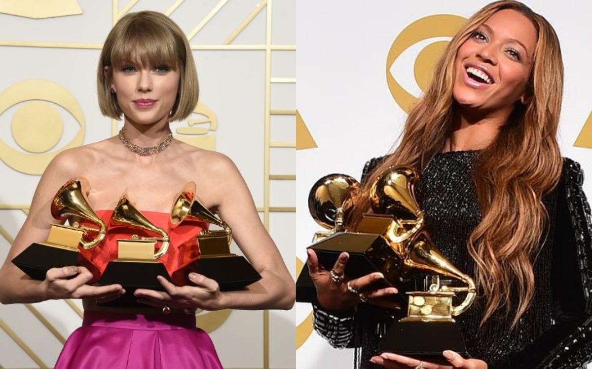 Taylor Swift y Beyoncé (AP/AFP)