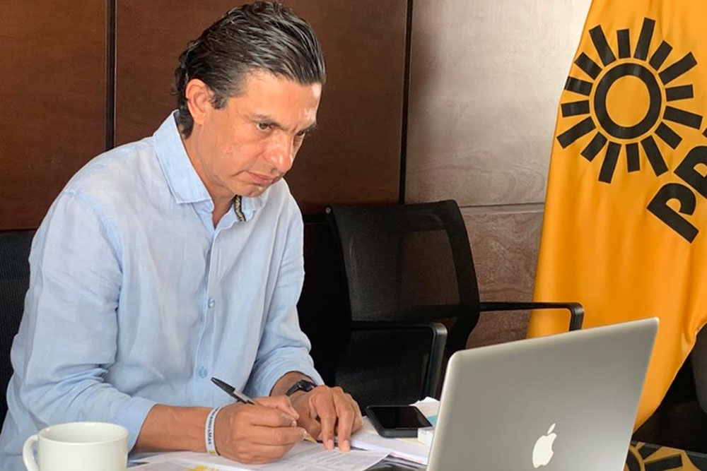 Carlos Martínez Amador, Dirigente Estatal del PRD. (Especial)