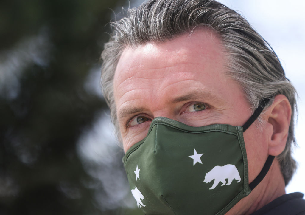Gavin Newsom, Gobernador de California.