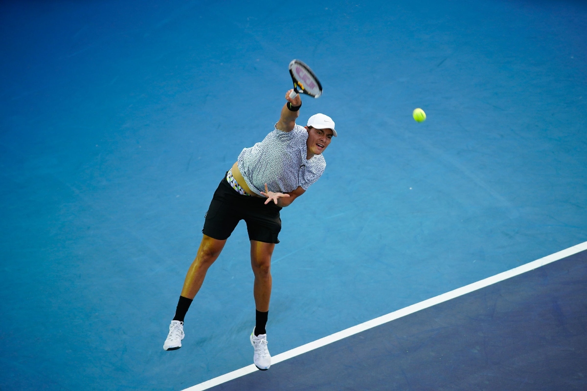 Gerardo López Villaseñor se despide del Abierto Mexicano de Tenis 2021 (Cortesía AMT)
