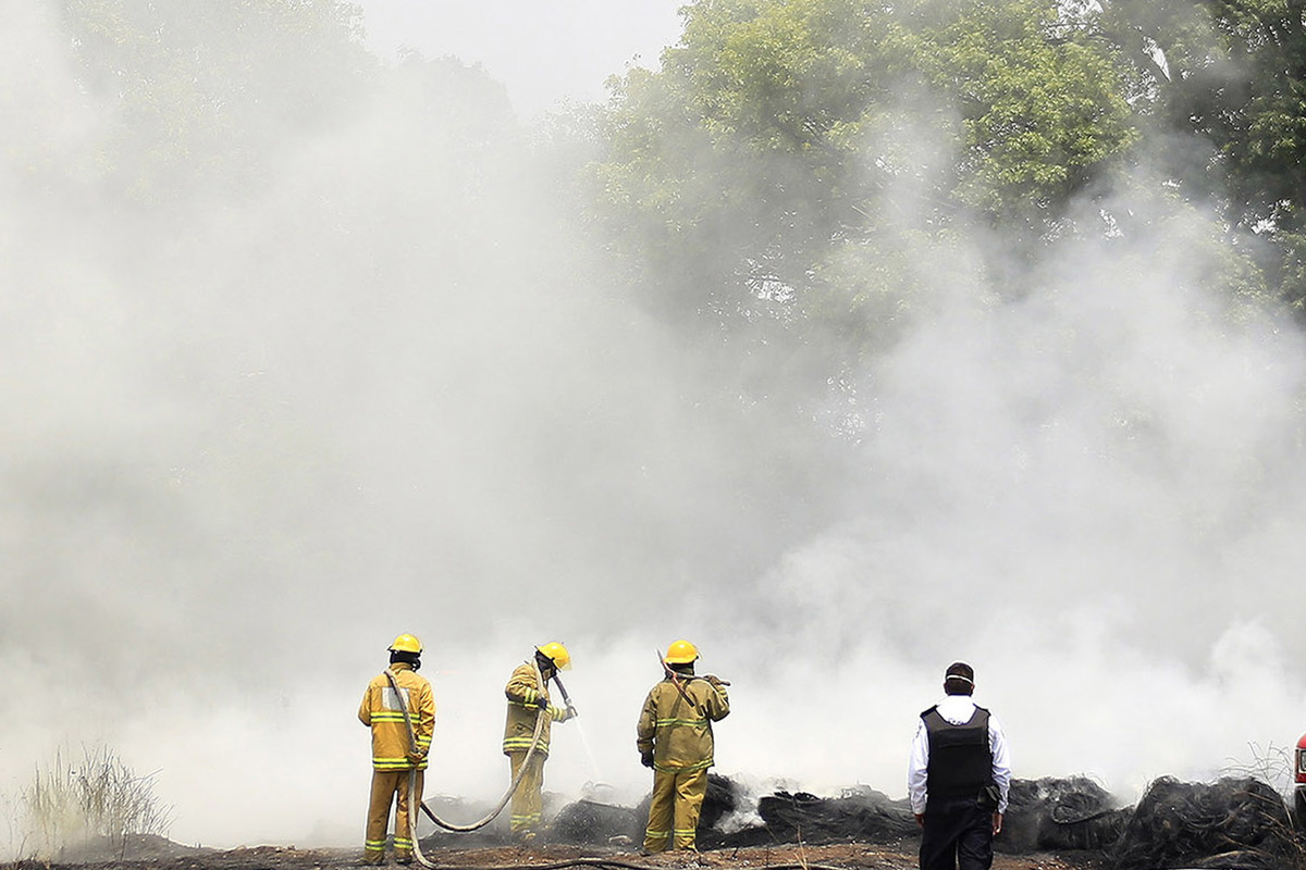 Tlaxcala se mantienen con alto índices de incendios forestales. (Andrés Lobato)