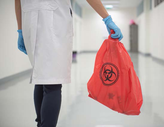Debe  incluir la leyenda Residuos sanitarios. SHUTTERSTOCK