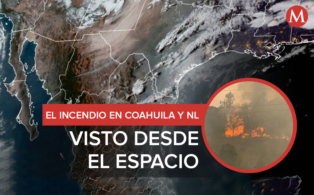 El incendio en Arteaga pudo ser captado por satélites. (Especial)