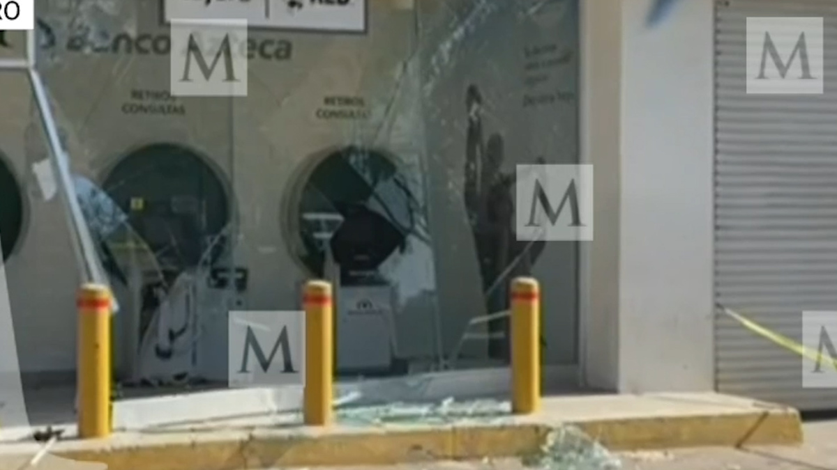 En Edomex, se reporta el robo de cajeros automáticos