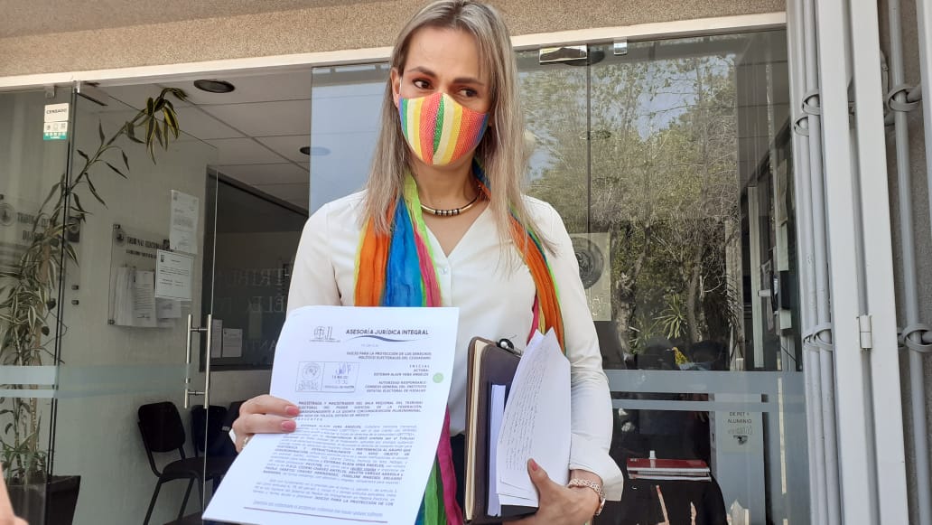 Estephanie Alinne Vera Ángeles, representante legal de la Fundación Apoteosis es Vivir en Plenitud A.C., así como activista y mujer transgénero. (Teod
