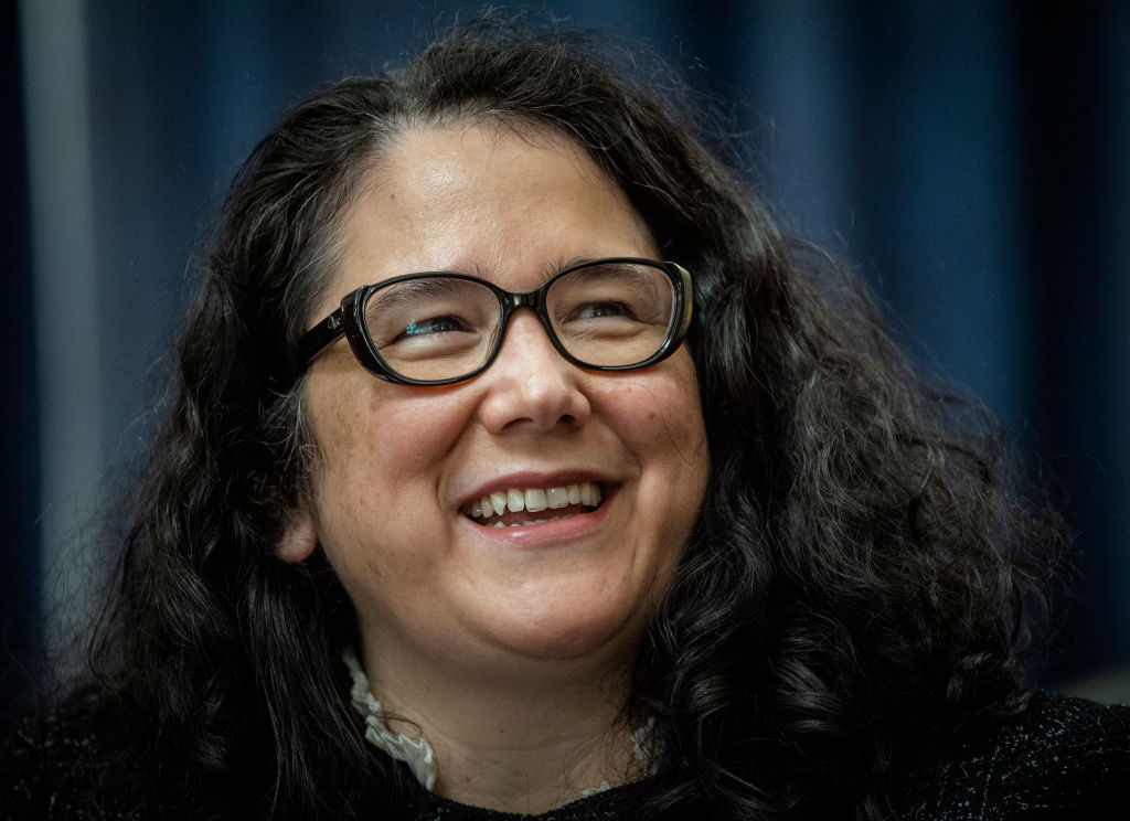 Isabel Guzmán en febrero de 2021. Foto: Bill O'Leary-Pool/Getty Images