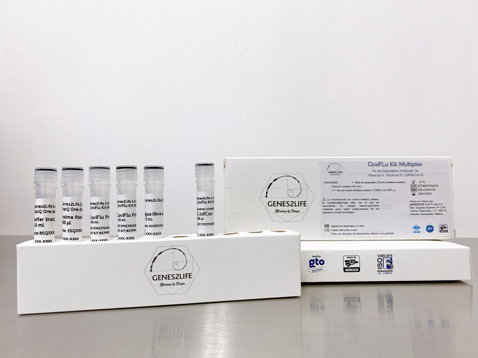 Kit CoviFlu detecta covid 19 e influenza tipo A y B. (Cortesía)