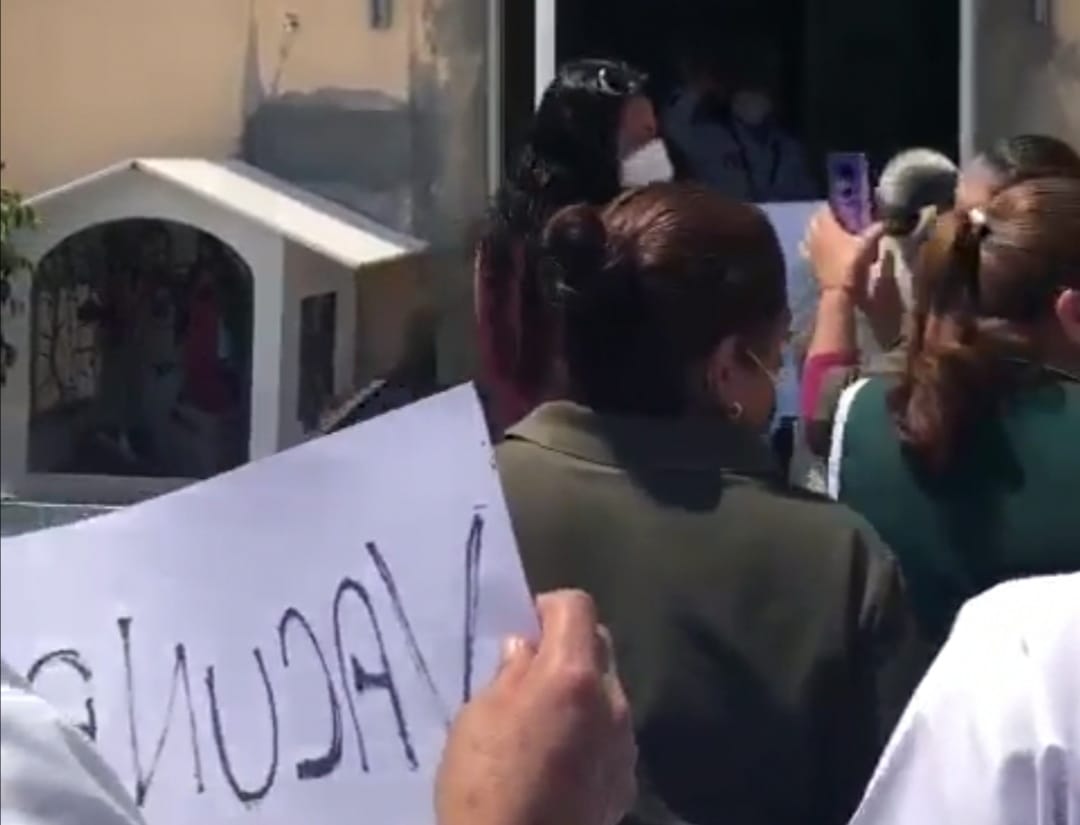 Mostraron pancartas y lanzaron consignas. (Especial)