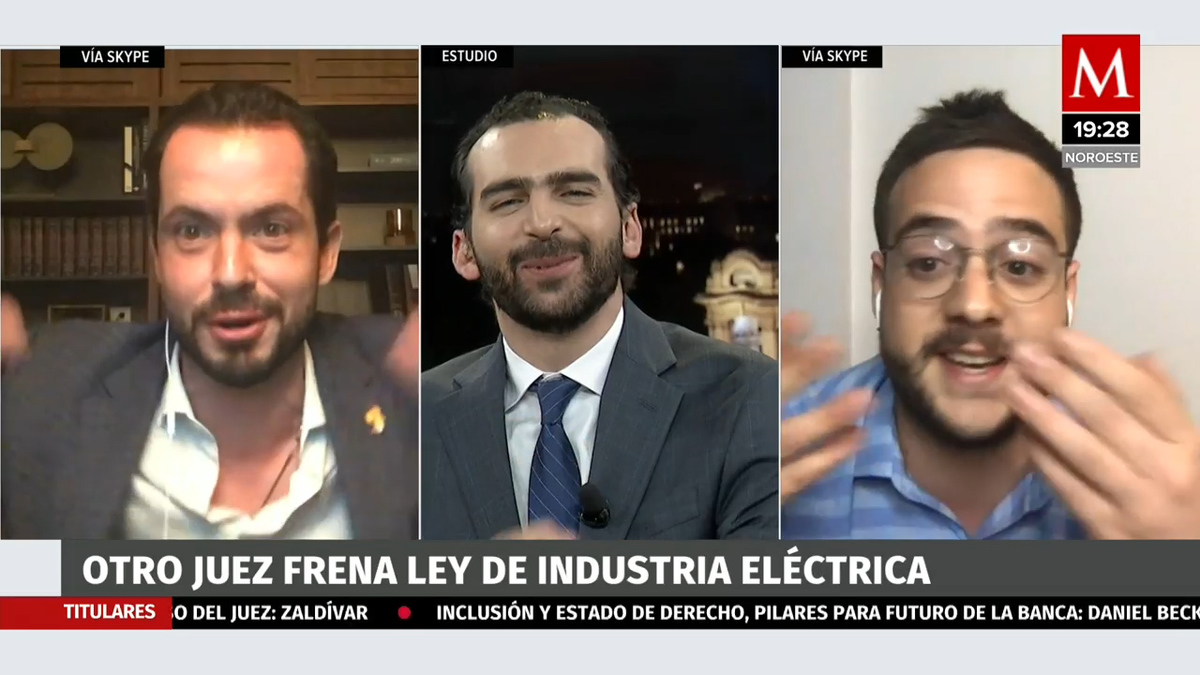 Paul Ospital, Abraham Mendieta. Otro juez frena la ley de la industria eléctrica