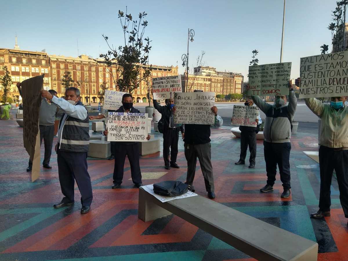 Los trabajadores de RTP pidieron apoyo de la jefa de Gobierno, Claudia Sheinbaum. (César Velázquez)