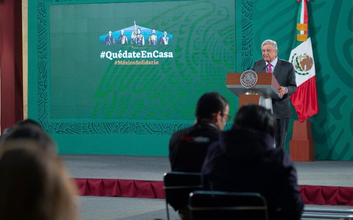 La conferencia matutina del presidente Andrés Manuel López Obrador. (Cortesía)
