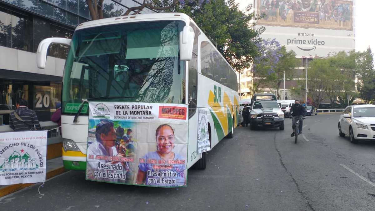 Frente Popular de la Montaña piden la liberación de Kenia Hernández