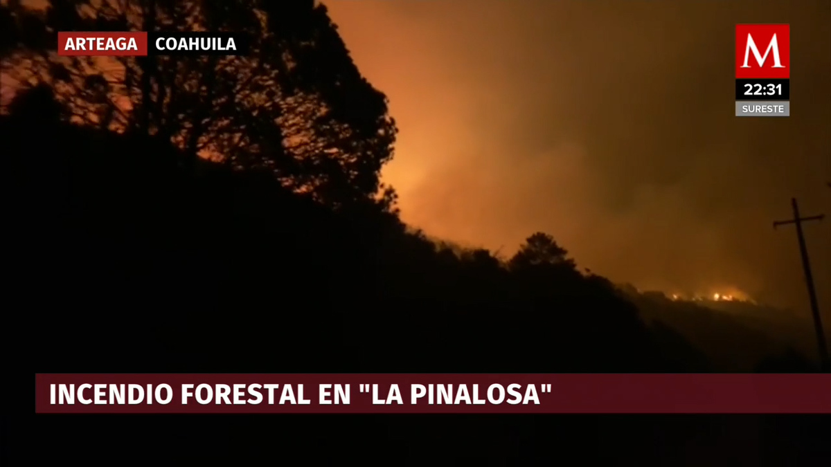 Incendio en sierra de Arteaga ha consumido más de 3 mil 500 hectáreas
