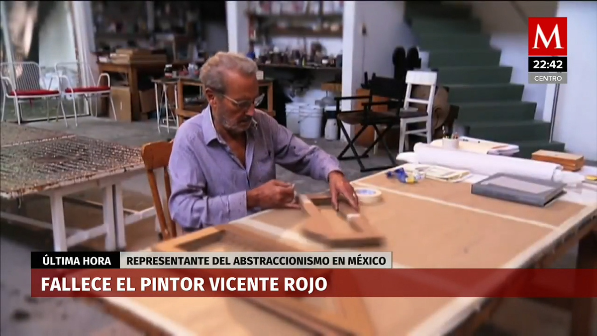 Murió Vicente Rojo, exponente del abstraccionismo en México