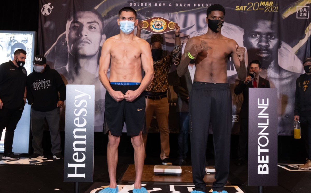Vegil supera la báscula y se enfrentará a Hooker por títúlo de OMB (Golden Boy Promotions)