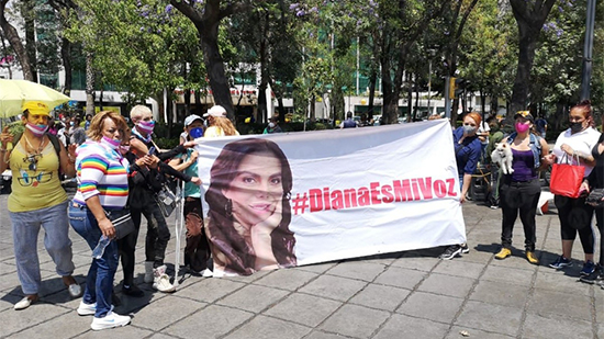 Integrantes de colectivo trans protestan en CdMx por detención de Diana Sánchez