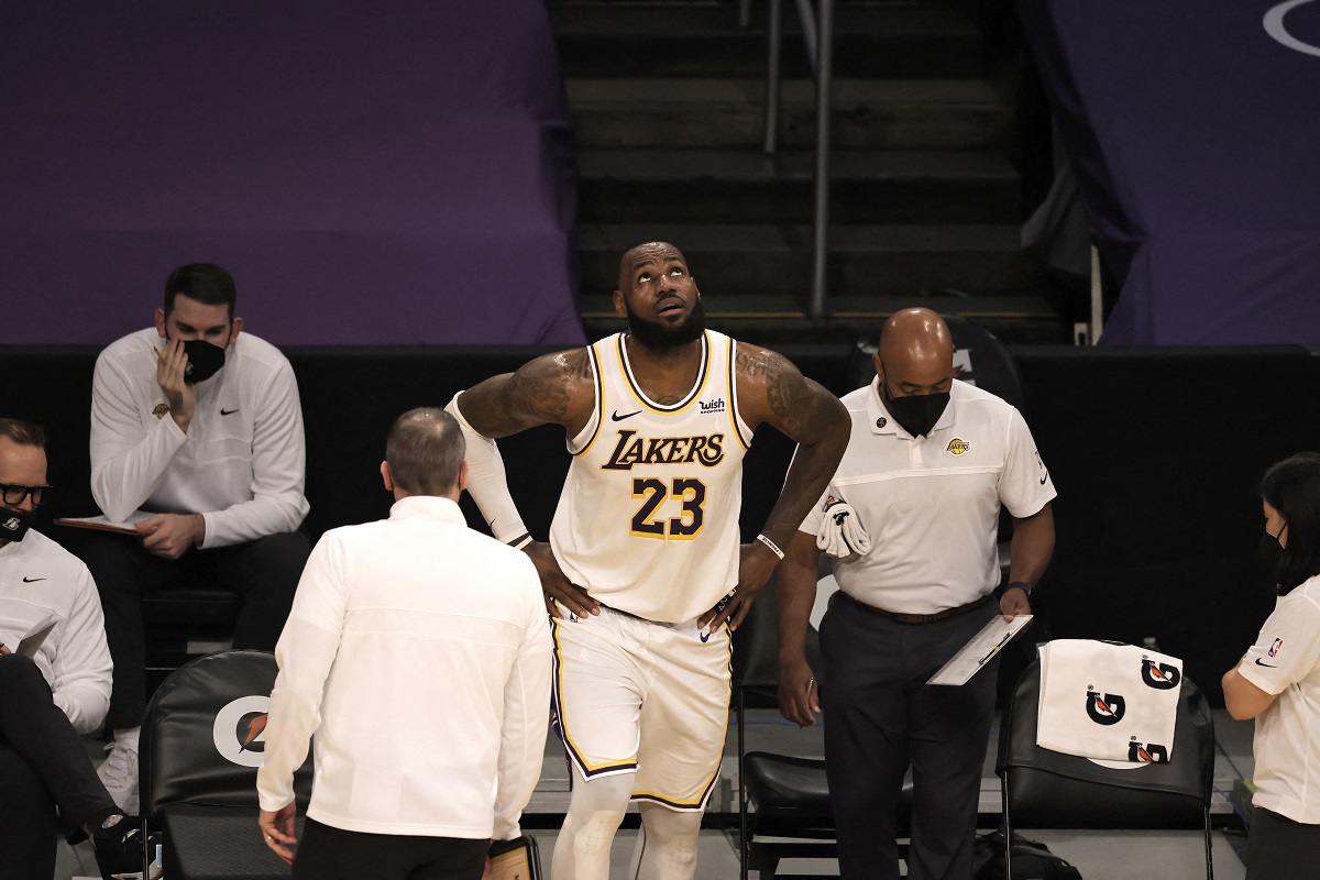 LeBron James, jugador de Los Lakers (AFP)