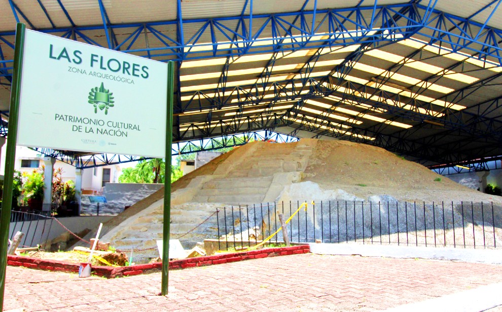 Pirámide de Las Flores en Tampico | Foto: Yazmín Sánchez