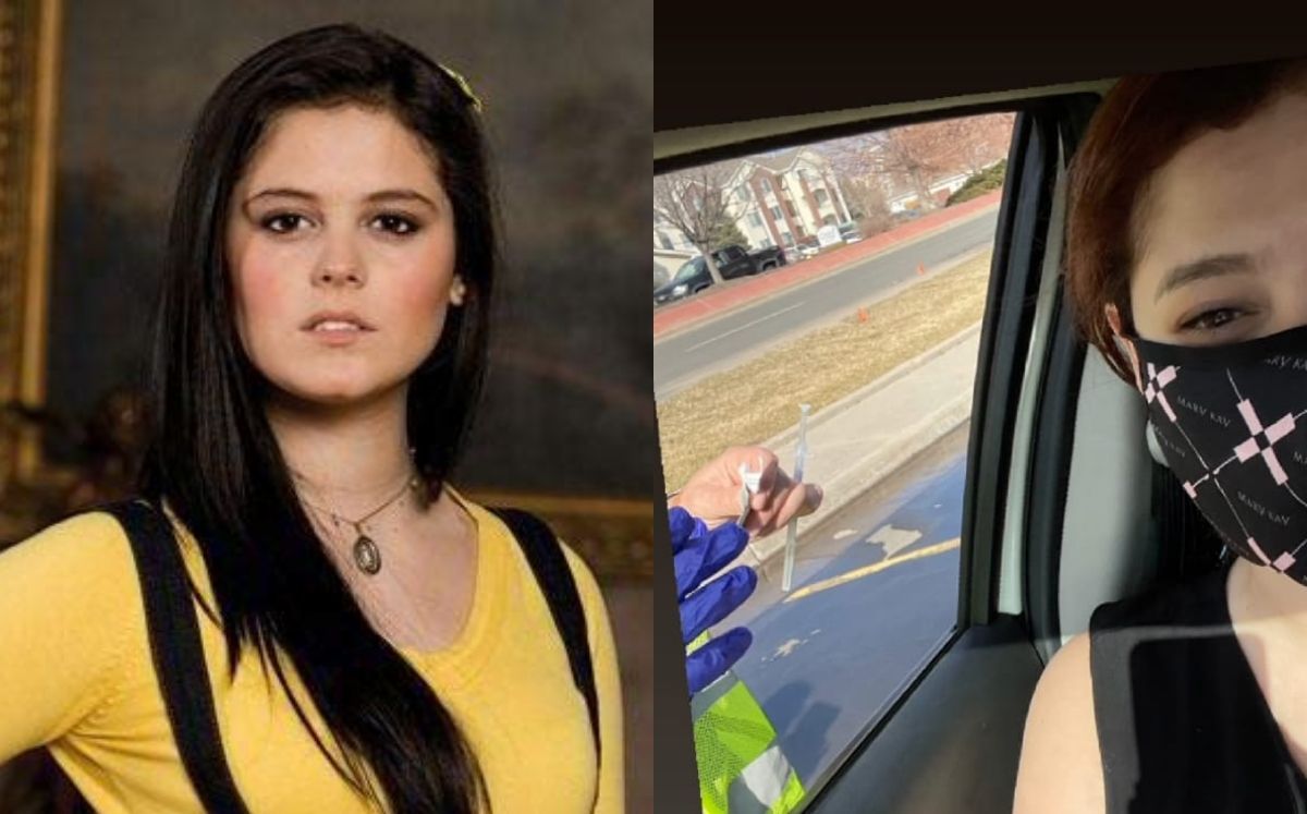 Allisson Lozz recibe primera dosis de vacuna anticovid (Especial)