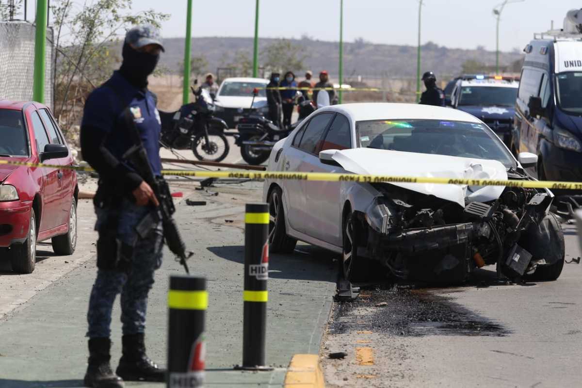 Una conductora atropelló a tres personas en la Supervía Colosio en Mineral de la Reforma. (Jorge Sánchez)