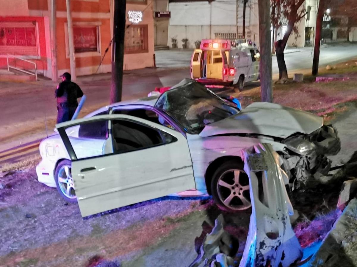 Nuevo León:  Choque en Guadalupe deja dos lesionados. Foto: Especial.