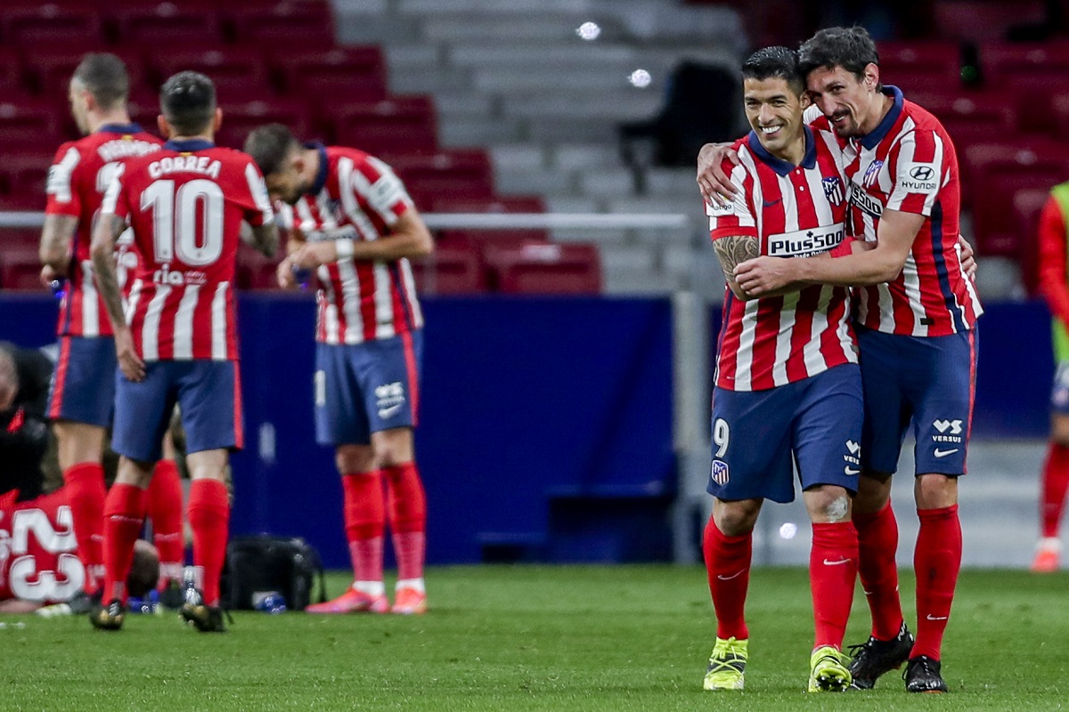 Luis Suárez le dio el triunfo al Atlético de Madrid en La Liga (AP)