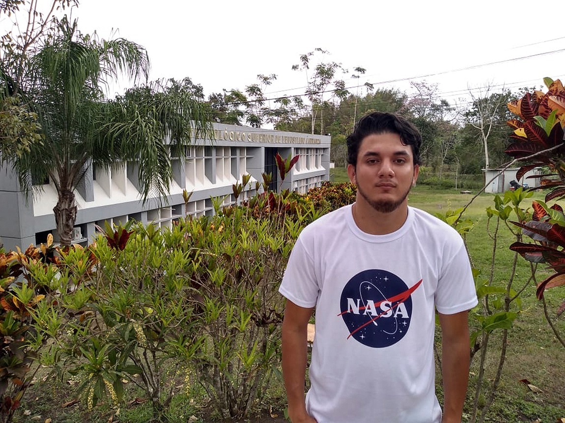 Alan Mauricio Martínez expresó que desde que era niño buscaba trabajar en la NASA. (Andrés Lobato)