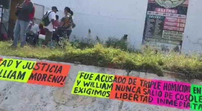 Amigos y familiares protestaron para exigir se haga justicia con el caso de William Gabriel