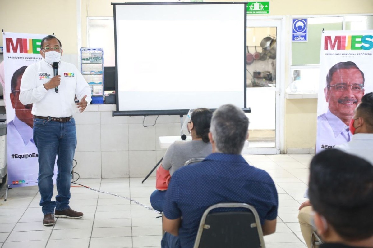 Andrés Mijes Llovera, candidato a la alcaldía de Escobedo por la coalición “Juntos Haremos Historia en Nuevo León”. Foto: Especial