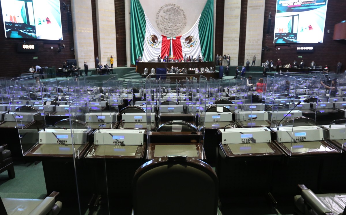 El Congreso de México es uno de los más afectados por el coronavirus a nivel mundial. (Javier Ríos)