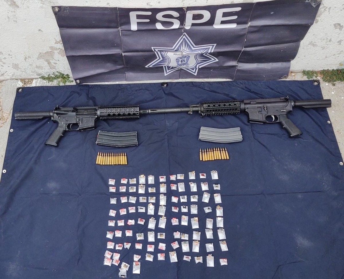 Gracias a patrullaje aéreo detienen a tres miembros de célula delictiva