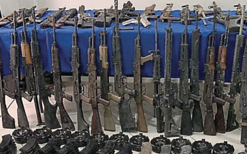 La mayoría de las armas están involucradas en el creciente número de homicidios dolosos. (Especial)