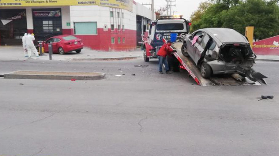 Mueren dos niñas tras accidente vial en Monterrey