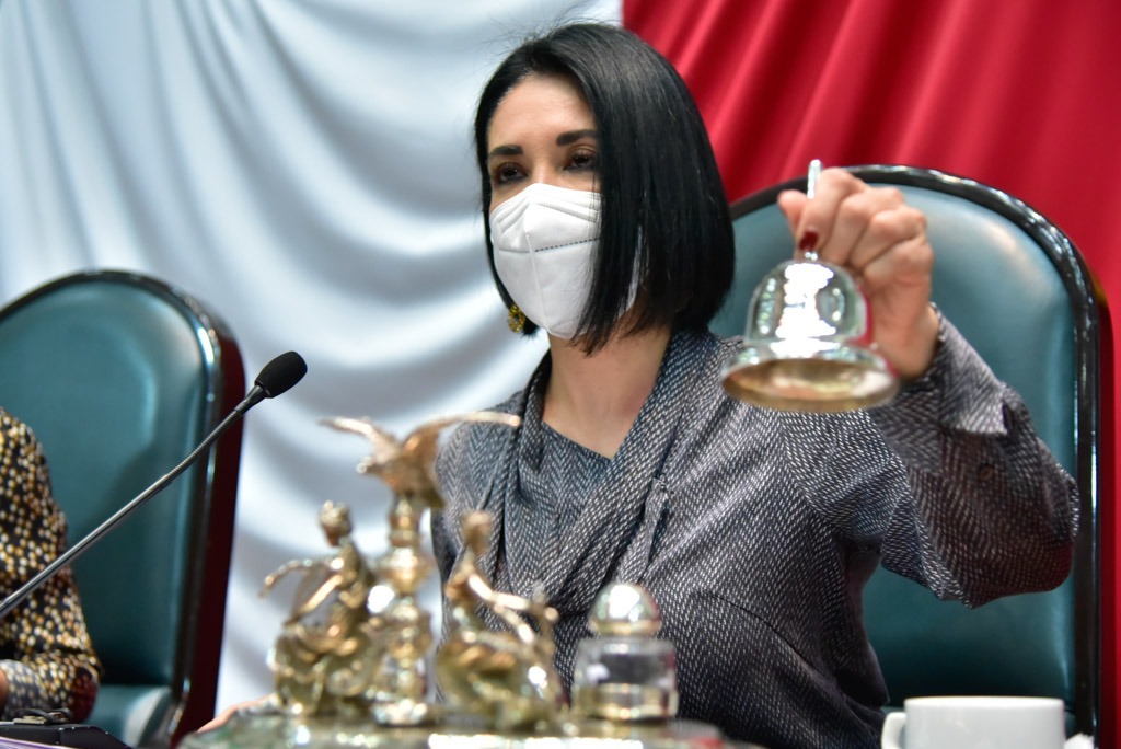 La presidenta de la comisión, Karina Labastida Sotelo. (Especial)