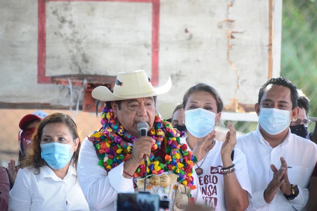 El abanderado de Morena al gobierno de Guerrero, Félix Salgado Macedonio. (Rogelio Agustín Esteban)